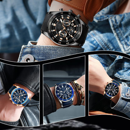 🔥Hot Sale Offers-Men's Waterproof Multifunctional Quartz Watch