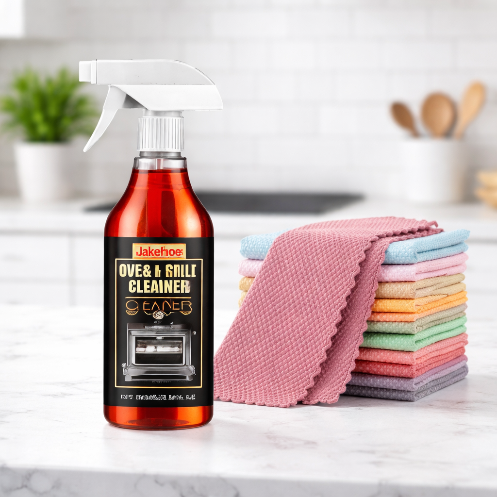✨ Oven & Grill Cleaner Spray – Dissolves Grease in 5 Mins, No Scrubbing & Eliminates Odors 🔥  21 Reviews
