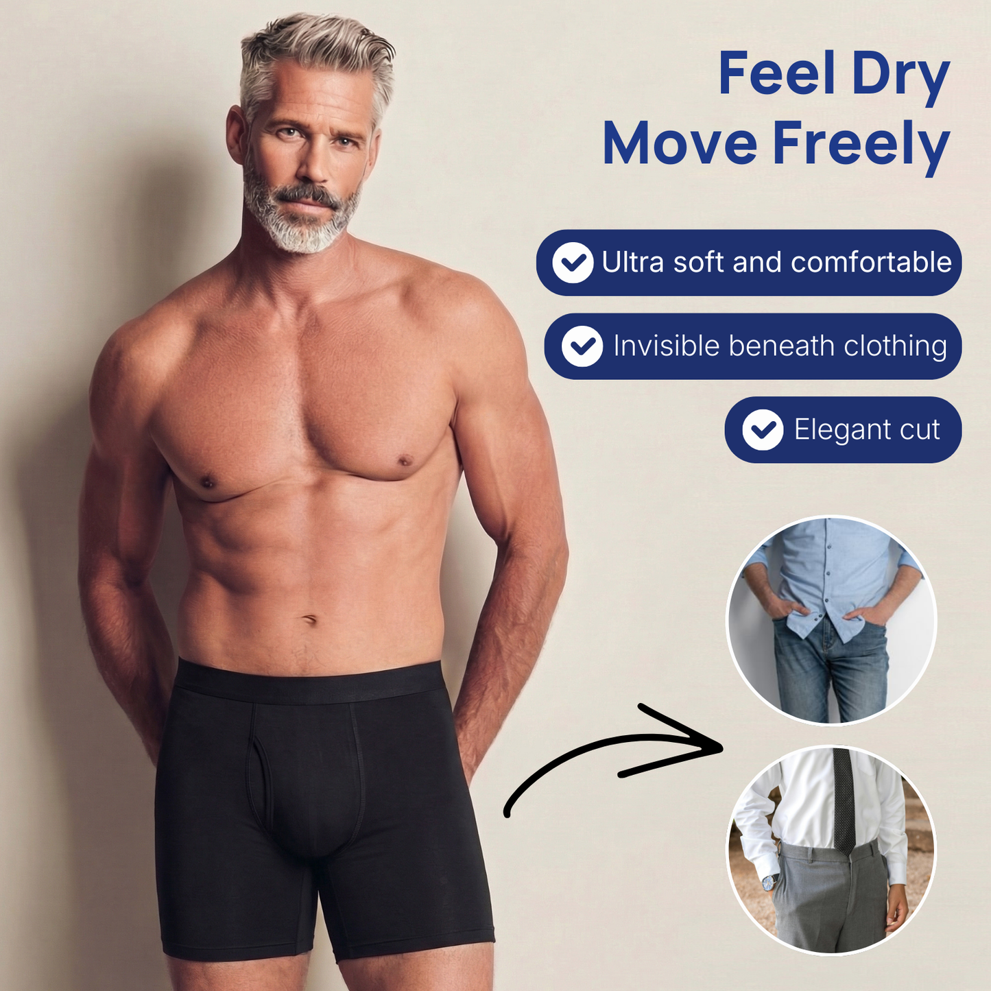 📢📢 50% OFF!!💪Men’s Ultra-Absorbent Incontinence Boxer Briefs