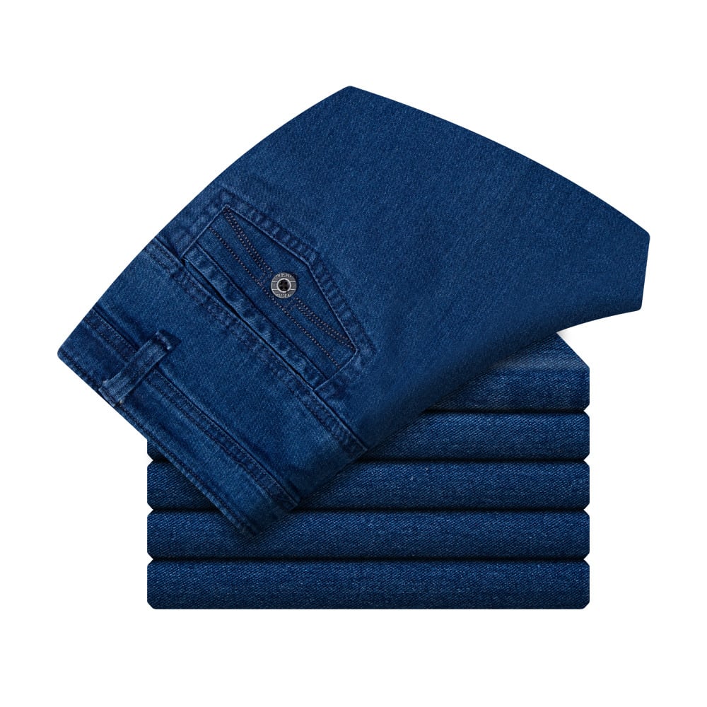 💎 60% OFF! 💎 Men's Slim Fit Hip-Lifting Jeans – High Waist, Straight Cut & All-Day Comfort for a Sharper Silhouette 👖🔥