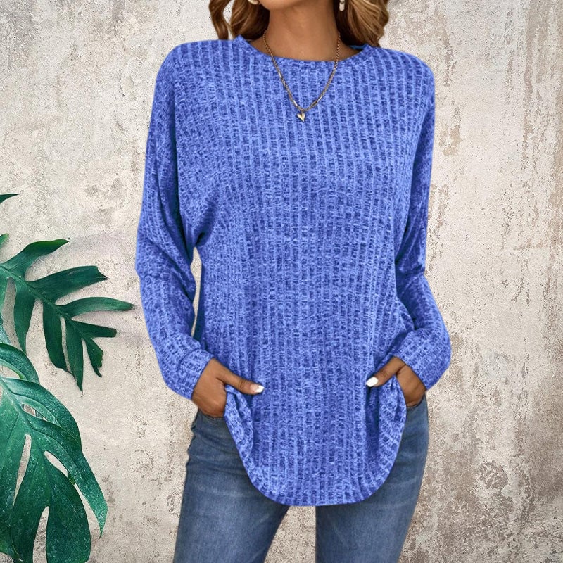 ✨2026 Collection at 50% OFF & FREE SHIPPING🎁Casual Long-Sleeve Top – Soft Knit, Loose Fit & Versatile Style for All Body Types 🌸🧥