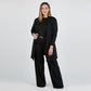 🎉50% OFF🥳Elegant Longline Cardigan 3-Piece Set – Soft Fabric, Chic Top & Pants for Office Commute & Daily Outings