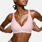 💜 LAST DAY PROMOTION - 30%OFF💜Womens Comfortable Wireless Bras Push Up Bralettes Seamless Tshirts Bras Deep V Everyday Bras