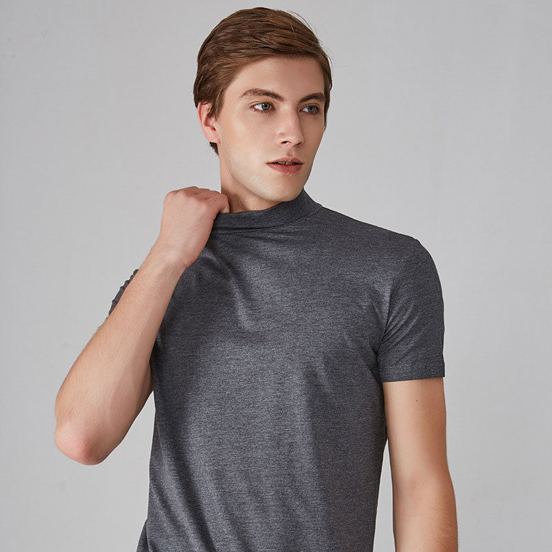 🎁Gran oferta⏳Camiseta de hombre con cuello y corte ajustado 