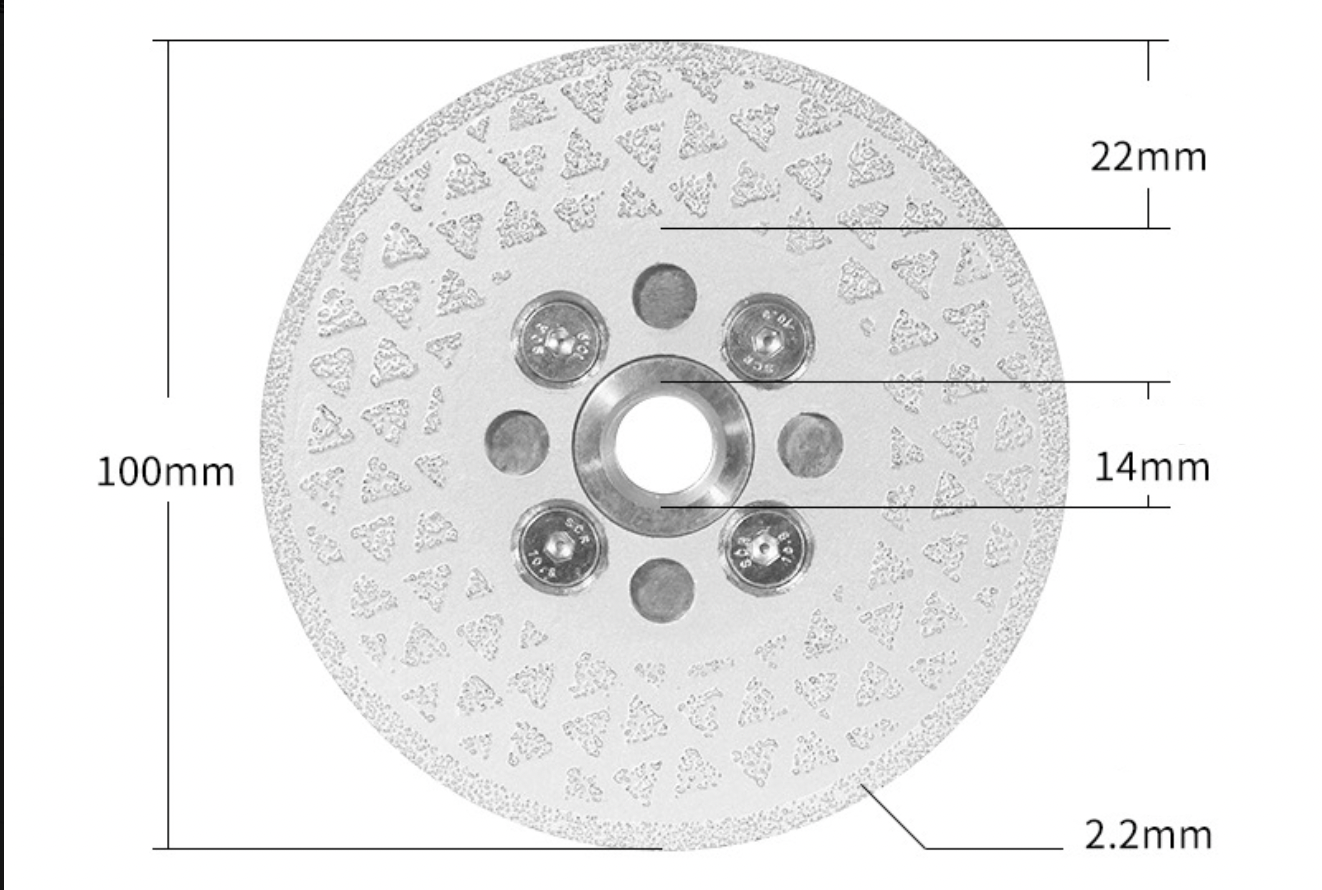 Cutting discs for angle grinders