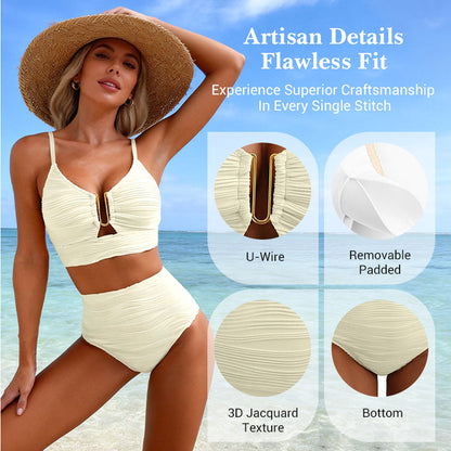 🎉 This Week's Special Offer – 50% off ✨ Women's High-Waisted Push-Up Bikini