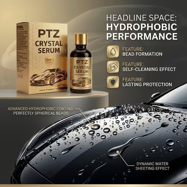Crystal Serum – 9h Professional Ceramic Coating For Car Paint, Gloss & Protection