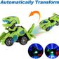 Led Dinosaur Transformation Car Toy
