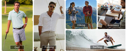 ⏳Limited-time 40% off⏰Men's Stretch Quick Dry Casual Work Golf Shorts