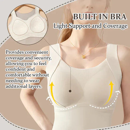 🥰Women's Thermal Tank Tops With Built-in Bra