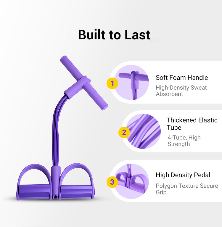 💪2026 latest 8-Tube Pedal Resistance Device - Detachable And Adjustable Pedal Resistance Device🌿