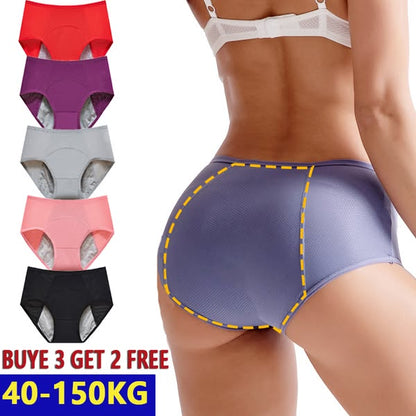 📢📢50% OFF !! ⏰ High-Waist Leakproof Panties – Stay Dry, Stay Confident 💝