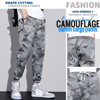 🔥 52% OFF! Fashionable Camouflage Loose Harem Overalls（50% OFF）