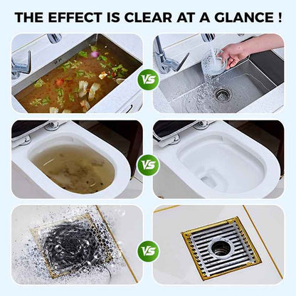 🏖️Summer Cool Deal:BUY 1 GET 1 FREE!!👍🎉Pipe-Clearing Foaming Powder – Fast-Acting Drain Unclogger & Deodorizer
