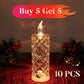 🔥Last Day 50% OFF🎁LED Crystal Candle Lights- Romantic Tabletop Night Lights