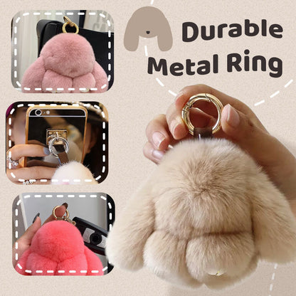 💎 BUY 1 GET 1 FREE! 💎 Handmade Soft Bunny PomPom Charms – Fluffy, Cute & Perfect for Bags, Keys & Gifts