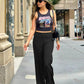 G4Free Loose High-Waist Business Casual Pants Yoga Pants Women Wide Leg Pants with Pockets Comfortable Athletic Sweatpants