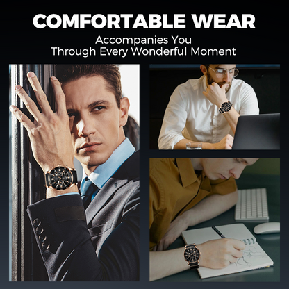 🔥Hot Sale Offers-Men's Waterproof Multifunctional Quartz Watch