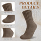 🧦 Cold Feet? Keep Your Toes Cozy All Winter! ❄️ Women's Thick Warm Mid-Calf Socks – 5 Pairs of Ultra-Soft, Skin-Friendly Comfort, Classic Solid Colors & Everyday Warmth for Chilly Days! 💕🎁