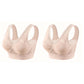 🏆 Last Day Buy One Get One Free -Special Price $22.99! 💐 🎁Lace Wireless Pure Cotton Buttonless Comfy Lifting Bra