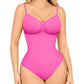 FeelinGirl Seamless Covered Bust Jumpsuit Thong Bodysuit Fit Comfort Slimming Womenswear 1 Breathable Hip Tops Soft Deals For You Days Body Hugging bodysuit shapewear Summervibes