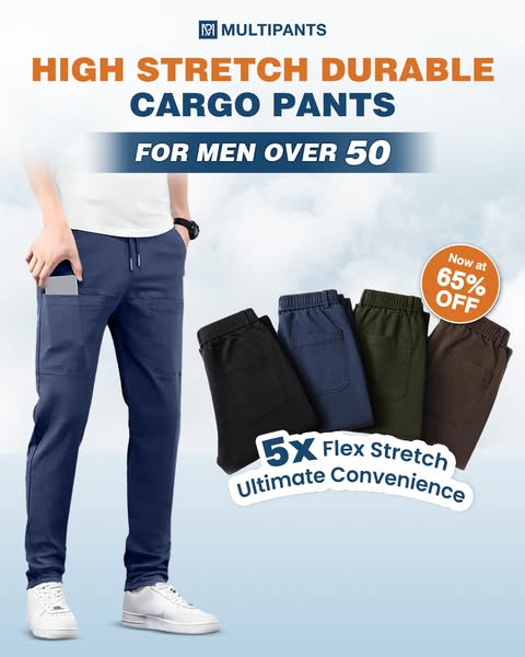 🎁Hot Sale 50% OFF🏆MultiPants – High Stretch Multi-pocket Durable Cargo Pants
