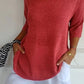 🎁New arrival 50% OFF💥Minimalist Knit Top | Effortless Everyday Style ☕