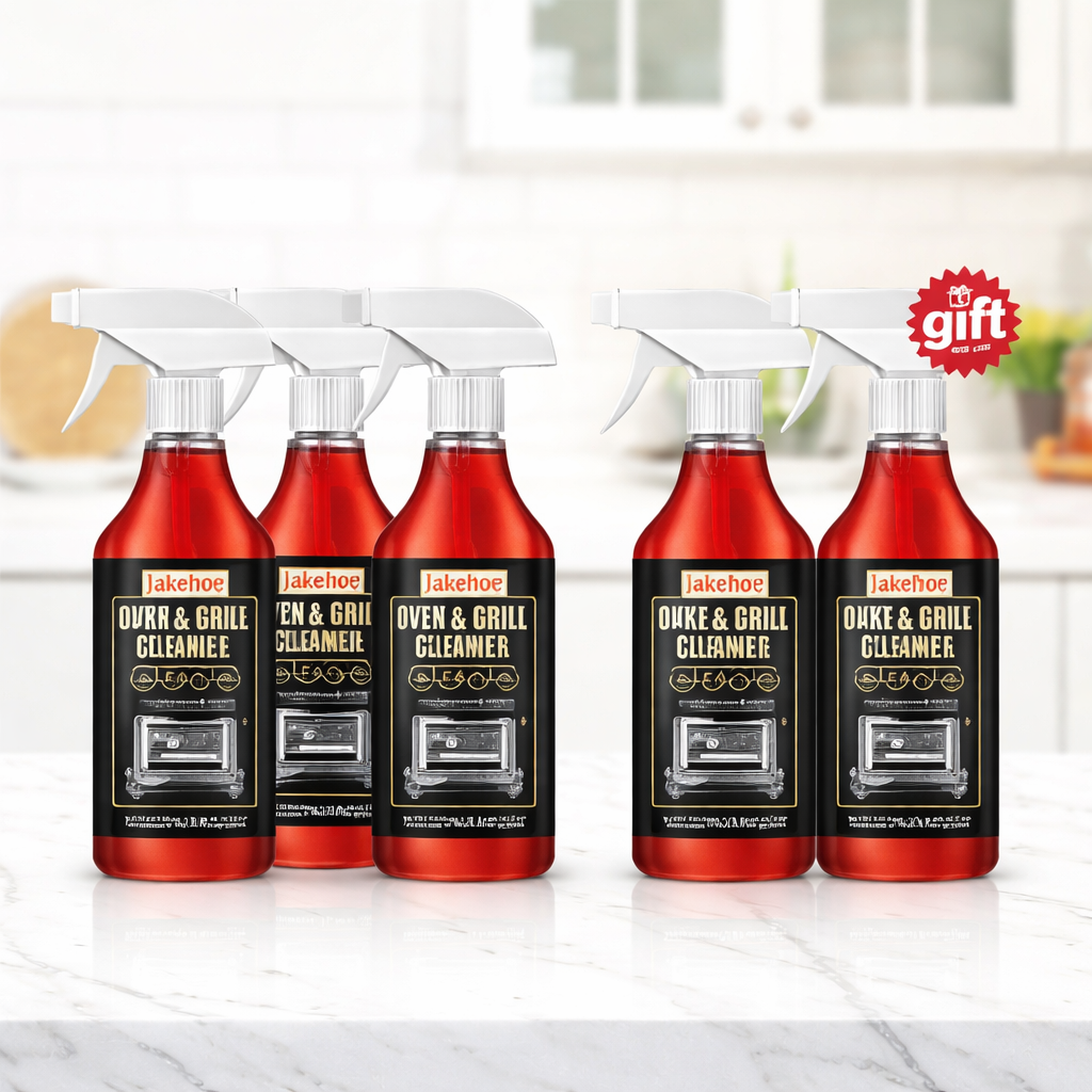 ✨ Oven & Grill Cleaner Spray – Dissolves Grease in 5 Mins, No Scrubbing & Eliminates Odors 🔥  21 Reviews