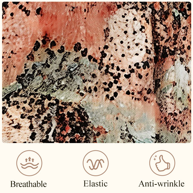 💥2026 Hot Sale 33% OFF🤩Safari Chic Leopard Dress