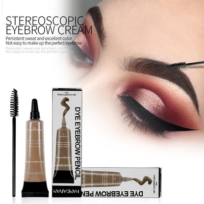Last 12 Hours⚡Buy 1 Get 1 Free ⭐Long-lasting Waterproof Smudge-proof Liquid Eyebrow Gel/Tint(With Free Brush)