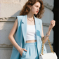 🌸2025 New Arrival 54%OFF💖Women’s Stylish Sleeveless Blazer & High-Waisted Pants Set