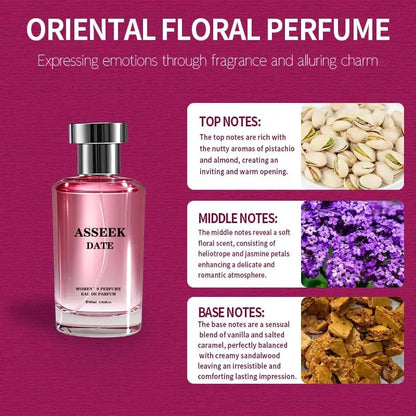 ASSEEK Women's Perfume, Long Lasting Floral Fruity Fragrance with Sicilian Mandarin, Jasmine Absolute & Amber🌸