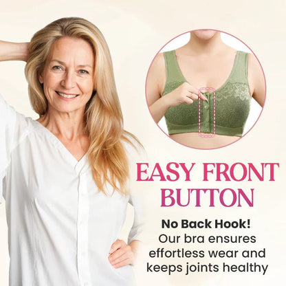 🌟 2026 Trending Styles | 50% OFF! Don't Miss Out! ⏳Comfortable Wireless Shaping Front-Fasten Bra