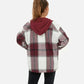 Pocket Plaid Fleece Casual Jacket - buy 2 free shipping