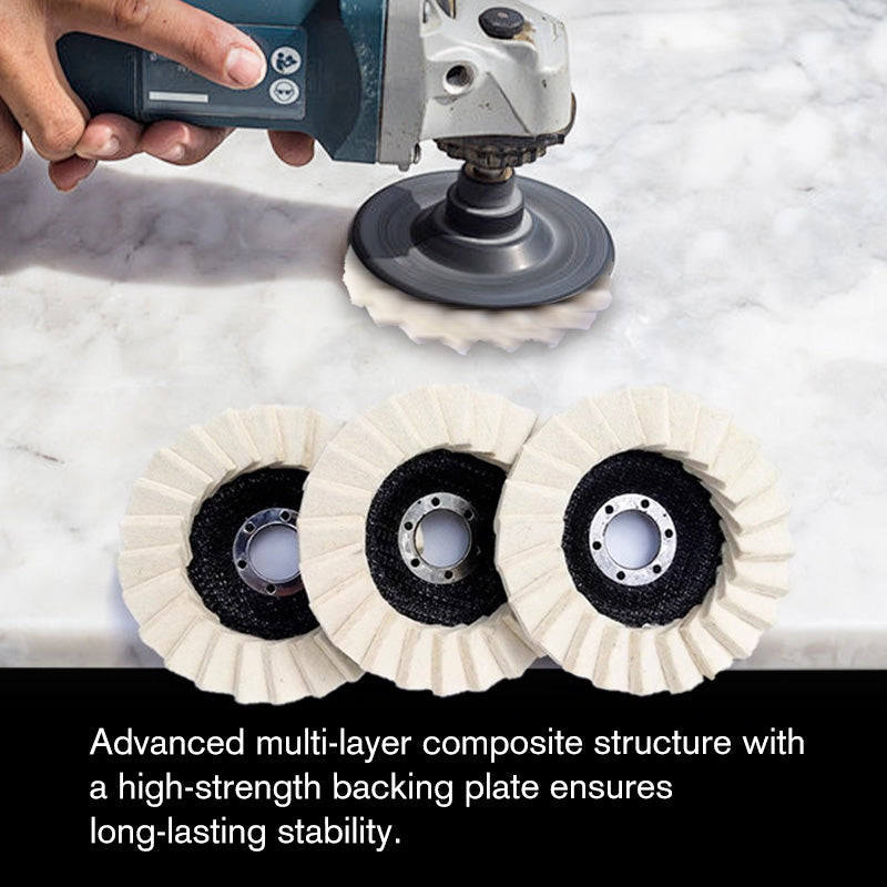 ⚙️ Wool Felt Flap Polishing Disc – High-Performance, Fine Polishing & Long-Lasting Use ✨