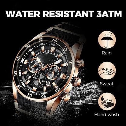 🔥Hot Sale Offers-Men's Waterproof Multifunctional Quartz Watch