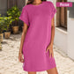 💎 50% OFF! 💎 Women's Relaxed Pocket Dress – Breathable Cotton-Linen Blend, Roll-Up Sleeves & Effortless Everyday Style 🌿👗