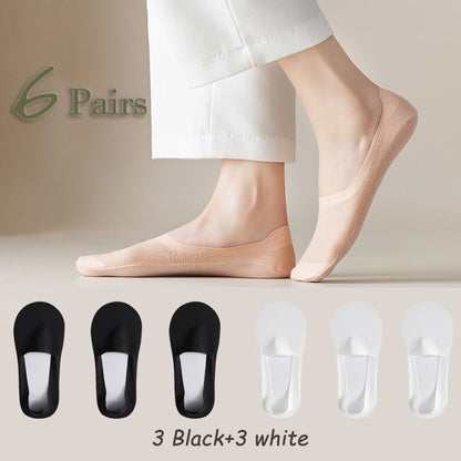 🔥Hot Sale 🔥Silicone Anti-Slip Invisible Socks
