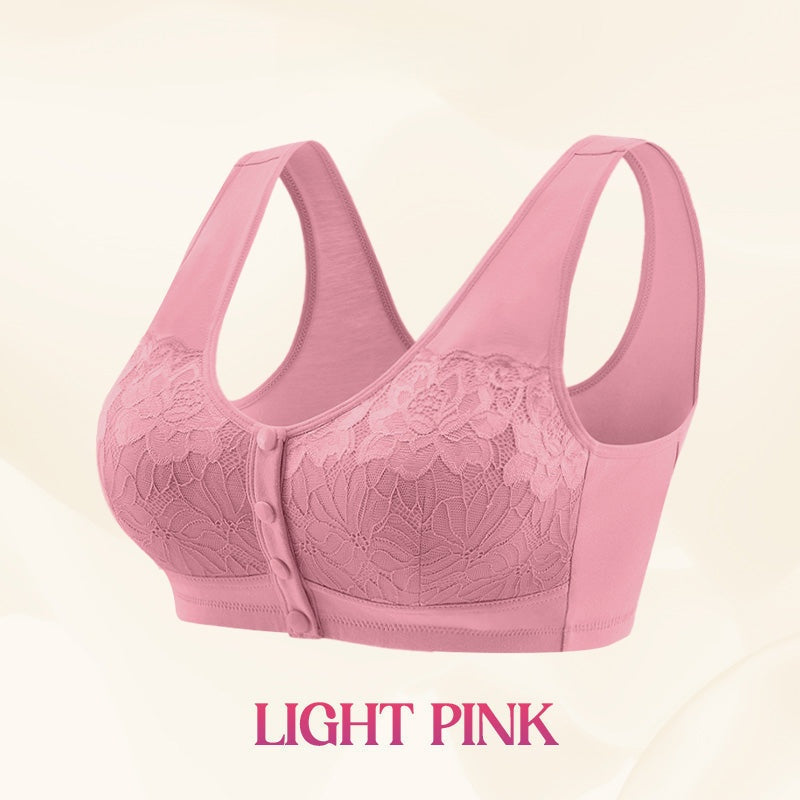 🌟 2026 Trending Styles | 50% OFF! Don't Miss Out! ⏳Comfortable Wireless Shaping Front-Fasten Bra