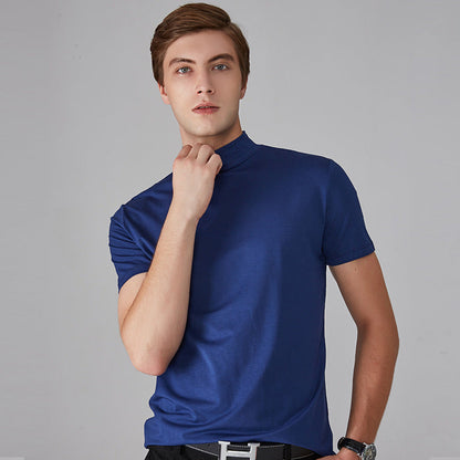 🎁Gran oferta⏳Camiseta de hombre con cuello y corte ajustado 