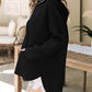 Women's Oversized Hoodies Casual Long Sleeve Half Zipper Pocket Sweatshirt