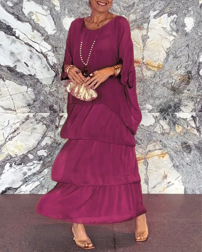 👗 40% OFF NOW! 🎨 Artistic Style Loose Dress – Relaxed Fit, Unique Design & Perfect for Casual Days 🌸