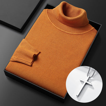 ⏳ 2026 Hot Sale!  ⏰Men's Solid Color Premium Turtleneck Sweater👔
