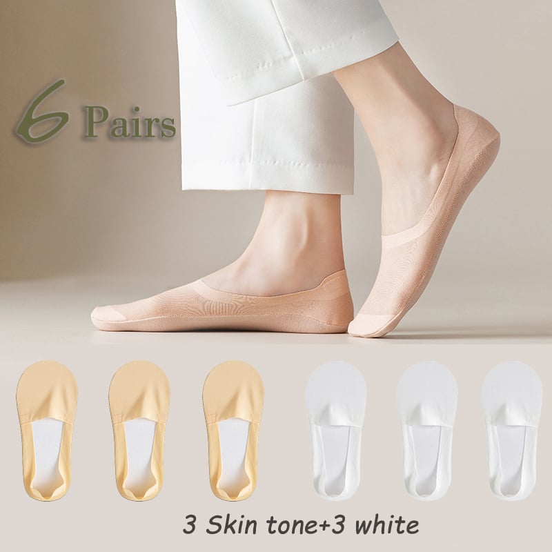 🔥Hot Sale 🔥Silicone Anti-Slip Invisible Socks