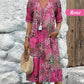 💥2026 Hot Sale 33% OFF🤩Safari Chic Leopard Dress