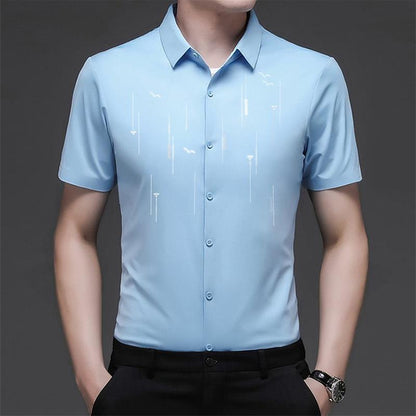 Camisa verano seda antiarrugas