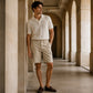 📢📢50% OFF !! ⏰Men's Cargo Shorts – Elastic Waist, Multi-Pocket, Durable