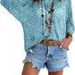 🏖️2026 Hot Sale 50% OFF🏝️👚Women’s Bohemian-Inspired Beige Crochet Top with V-Neck✨