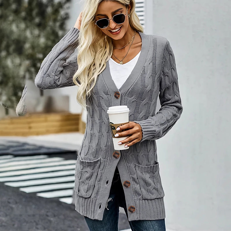 🔥 Women's Spring Midi-Length Knit Sweater