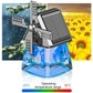 Solar-powered Windmill Aroma Car Air Freshener
